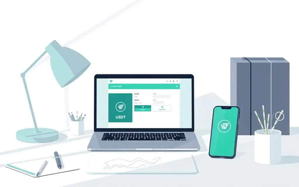 Chuẩn bị cập nhật ví USDT